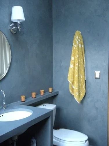 Microcement Flooring in Bathrooms — Acme Surface Delhi Project