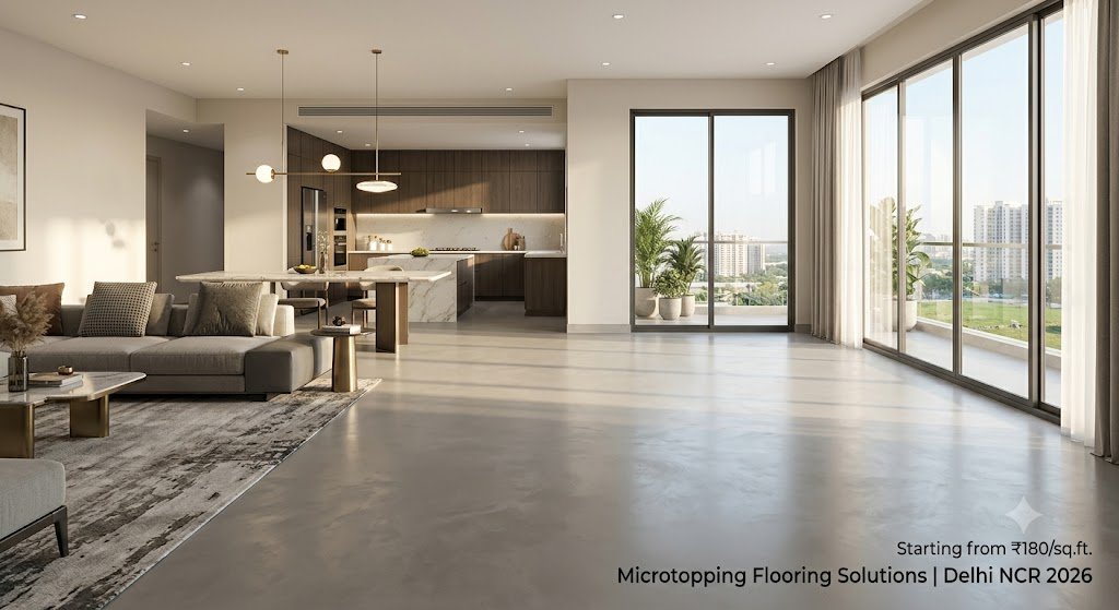 Microtopping Flooring Cost in Delhi — Acme Surface Project